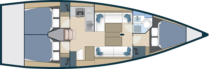 More Boats More 40 te huur van particulier of professional in Biograd na Moru