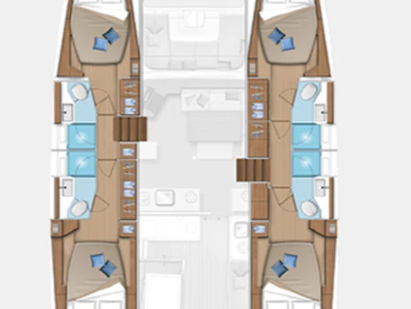 Verhuur Catamaran in Álimos - Lagoon Lagoon 46