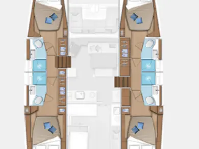 Verhuur Catamaran in Álimos - Lagoon Lagoon 46