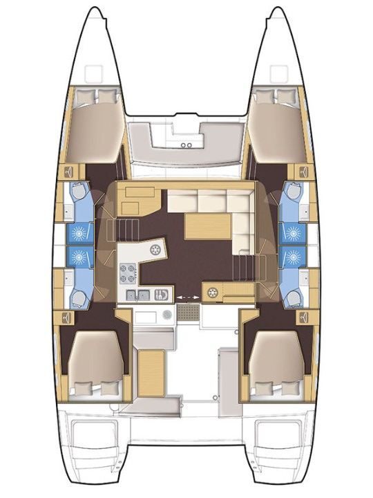 Bootverhuur Lagoon Lagoon 450 F in Primošten via SamBoat