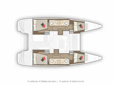 Bootverhuur Lagoon Lagoon 40 in Komolac via SamBoat