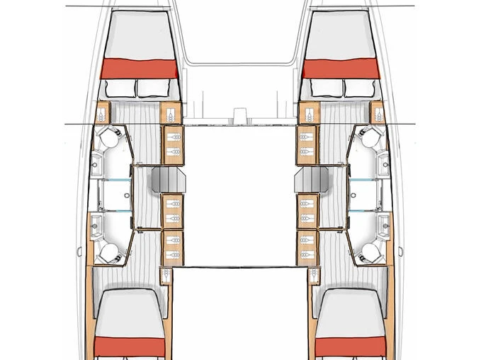 Jachthuur in Komolac - Excess Excess 13 - 4 + 2 cab. via SamBoat