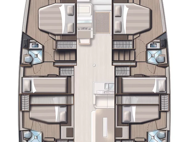 Huur Catamaran met of zonder schipper Bali in Seget Donji