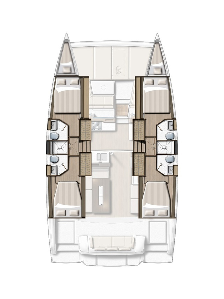 Verhuur Catamaran in Gouviá - Bali Bali 4.2