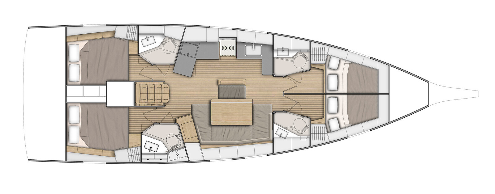 Verhuur Zeilboot in Lefkáda - Bénéteau Oceanis 46.1