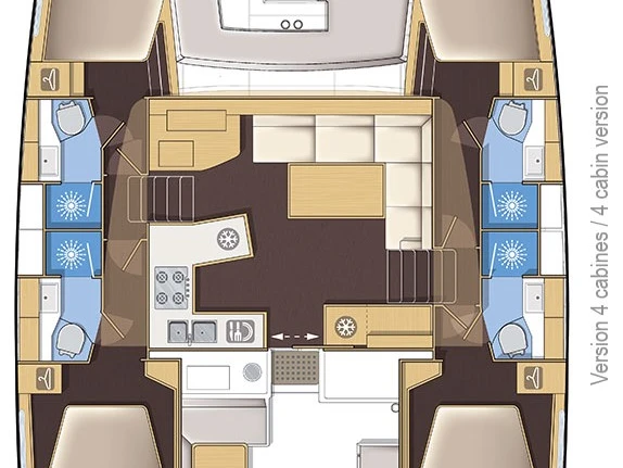 Jachthuur in Zadar - Lagoon Lagoon 450 Sport Top via SamBoat