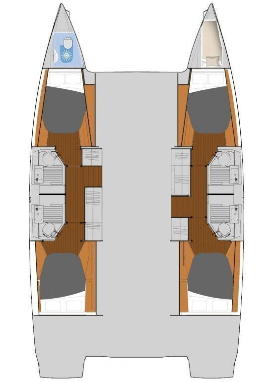Huur Catamaran met of zonder schipper Fountaine Pajot in Fethiye
