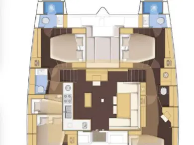 Verhuur Catamaran Lagoon met vaarbewijs