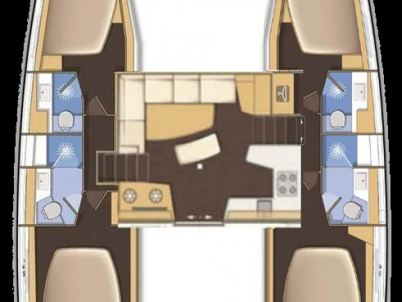 Bootverhuur Lagoon Lagoon 42 in Gouviá via SamBoat