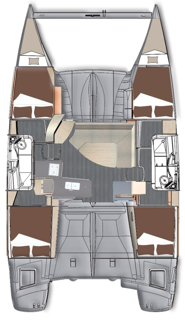 Bootverhuur Fountaine Pajot Lipari 41 in Kaş via SamBoat