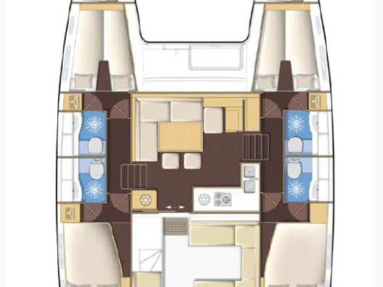 Verhuur Catamaran Lagoon met vaarbewijs