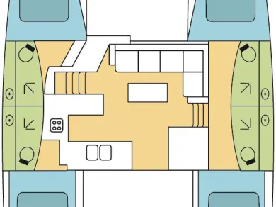 Fountaine Pajot Helia 44 te huur van particulier of professional in Placencia