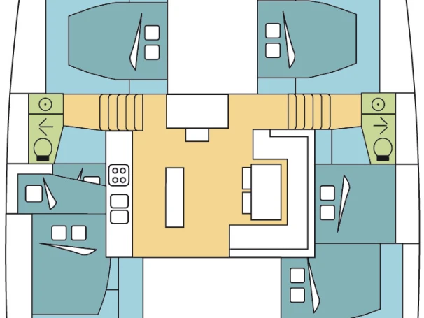 Verhuur Catamaran in Álimos - Lagoon Lagoon 52 F
