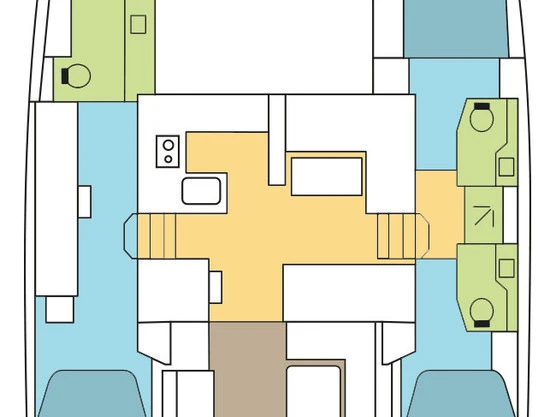 Bootverhuur Komolac goedkoop Nautitech 46 Fly