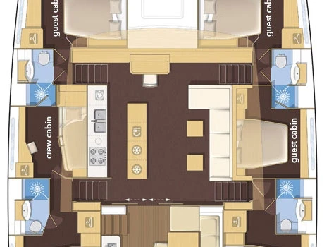 Lagoon Lagoon 620 te huur van particulier of professional in Split