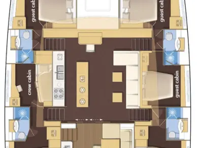 Lagoon Lagoon 620 te huur van particulier of professional in Split