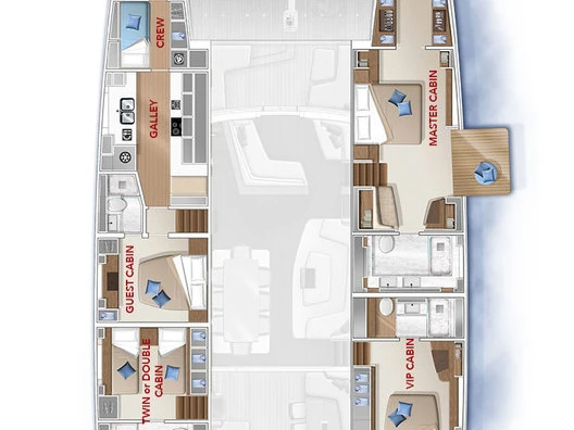 Huur een Lagoon Lagoon Seventy 7 in Split