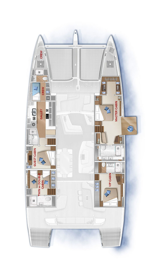 Huur een Lagoon Lagoon Seventy 7 in Split