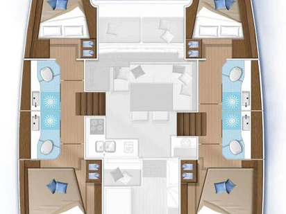 Verhuur Catamaran in Álimos - Lagoon Lagoon 40