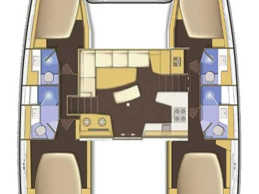 Huur Catamaran met of zonder schipper Lagoon in Álimos