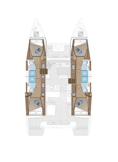 Lagoon Lagoon 46 te huur van particulier of professional in Álimos