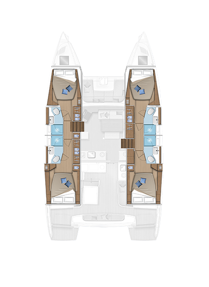 Lagoon Lagoon 46 te huur van particulier of professional in Álimos