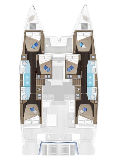 Verhuur Catamaran in Álimos - Lagoon Lagoon 51