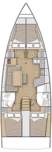 Verhuur Zeilboot Bénéteau met vaarbewijs