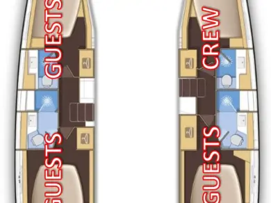 Huur Catamaran met of zonder schipper Lagoon in Split