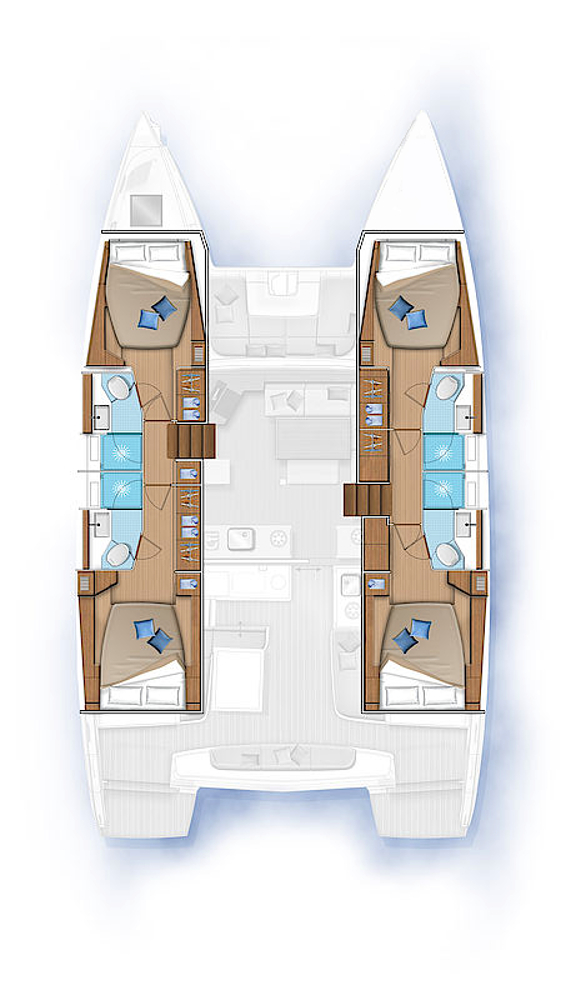 Huur Catamaran met of zonder schipper Lagoon in Sukošan
