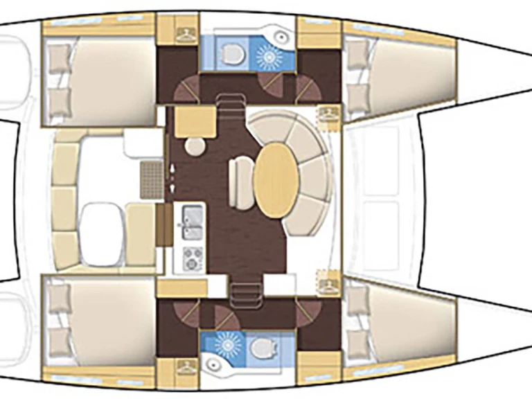 Huur Catamaran met of zonder schipper Lagoon in Propriano