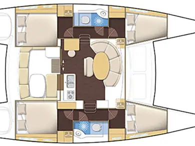 Huur Catamaran met of zonder schipper Lagoon in Propriano