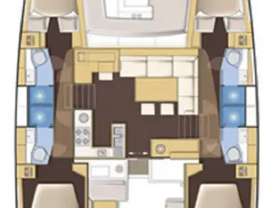 Bootverhuur Marmaris goedkoop Lagoon 450 F