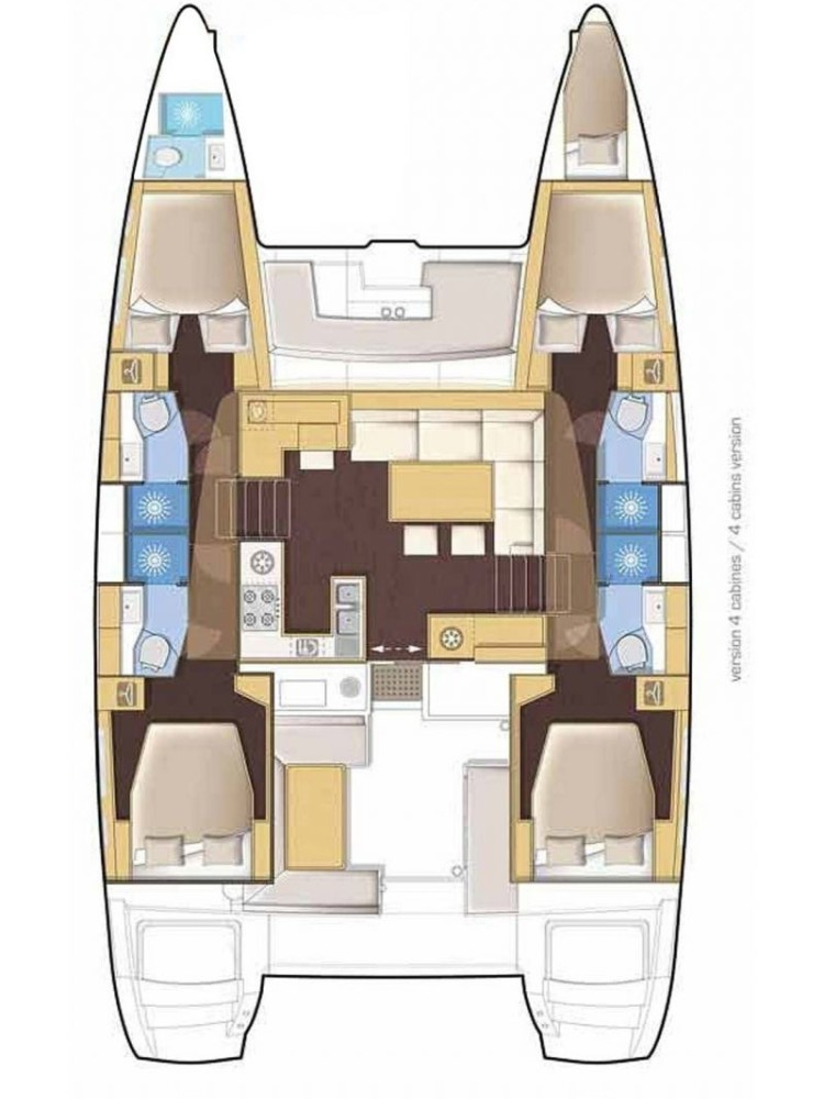 Lagoon Lagoon 46 te huur van particulier of professional in Skiathos