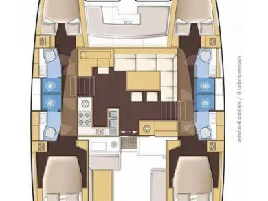 Verhuur Catamaran in Skiathos - Lagoon Lagoon 46