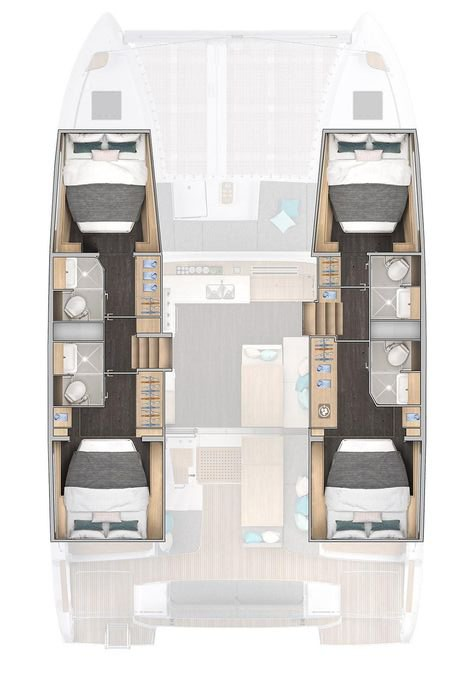 Verhuur Catamaran Lagoon met vaarbewijs