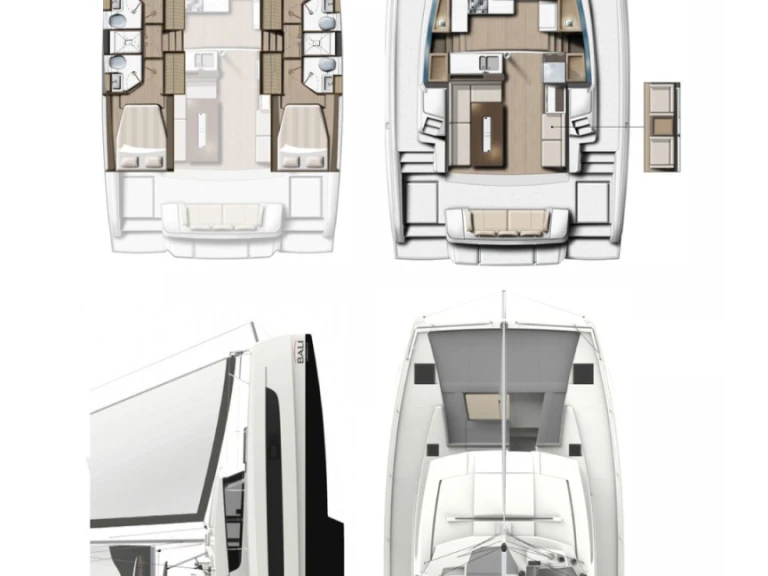 Huur Catamaran met of zonder schipper Bali in Marmaris