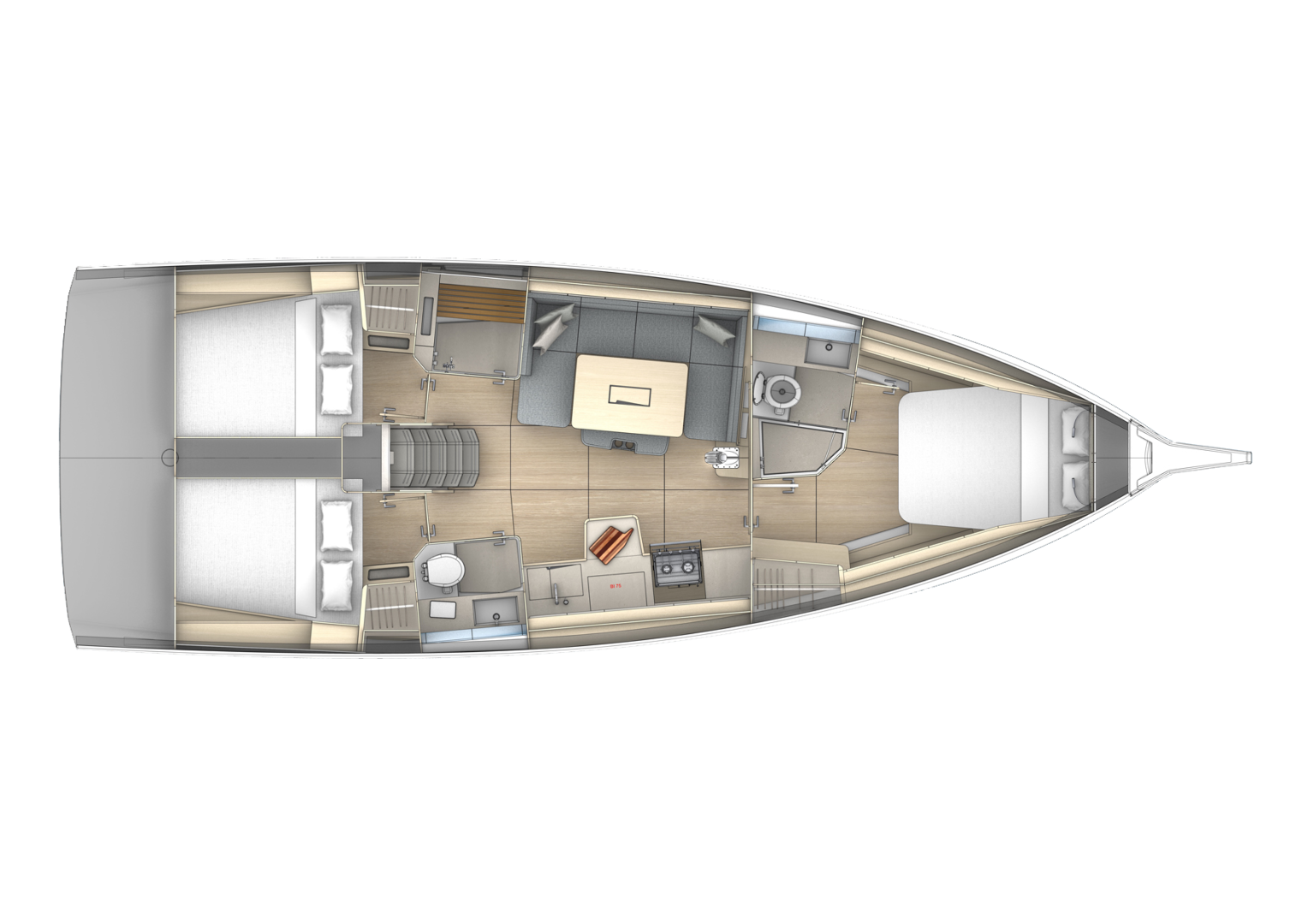 Bootverhuur Marseille goedkoop Dufour 41