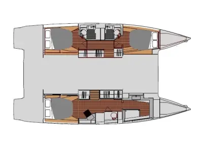 Huur Catamaran met of zonder schipper Fountaine Pajot in Marseille