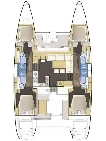 Verhuur Catamaran in Rogoznica - Lagoon Lagoon 450