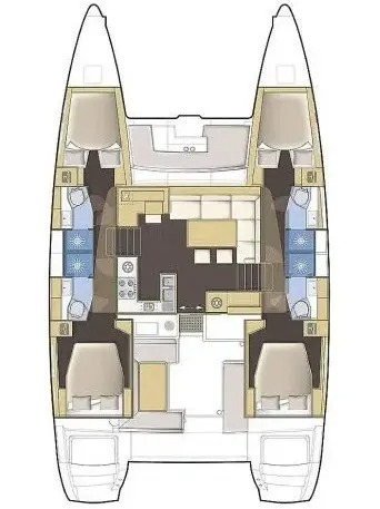 Verhuur Catamaran in Rogoznica - Lagoon Lagoon 450