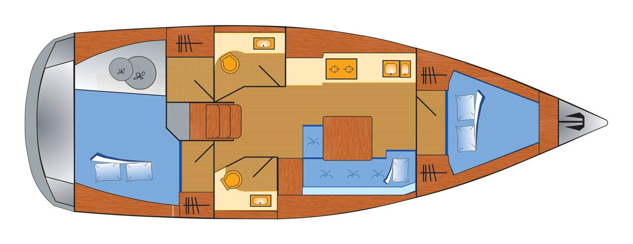 Verhuur Zeilboot in Barth - Dufour Dufour 382 Grand Large