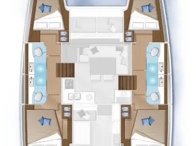 Huur Catamaran met of zonder schipper Lagoon in Paraty