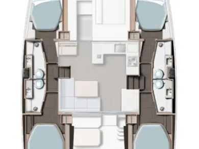 Leopard Catamarans / Robertson & Caine Leopard 42 - 4 cab. te huur van particulier of professional in Procida