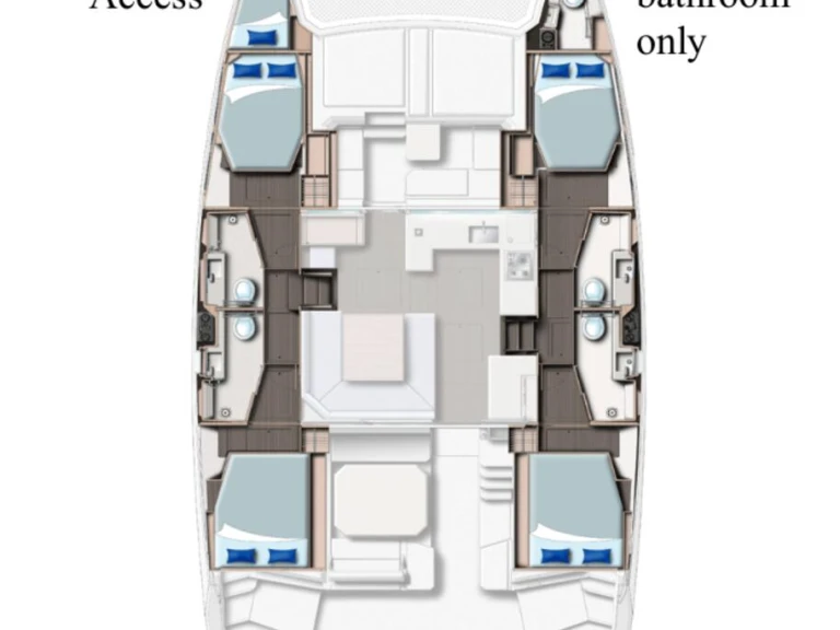 Verhuur Catamaran in Procida - Leopard Catamarans / Robertson & Caine Leopard 45