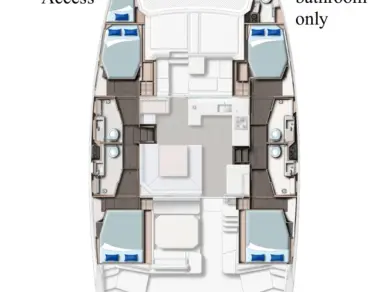 Verhuur Catamaran in Procida - Leopard Catamarans / Robertson & Caine Leopard 45