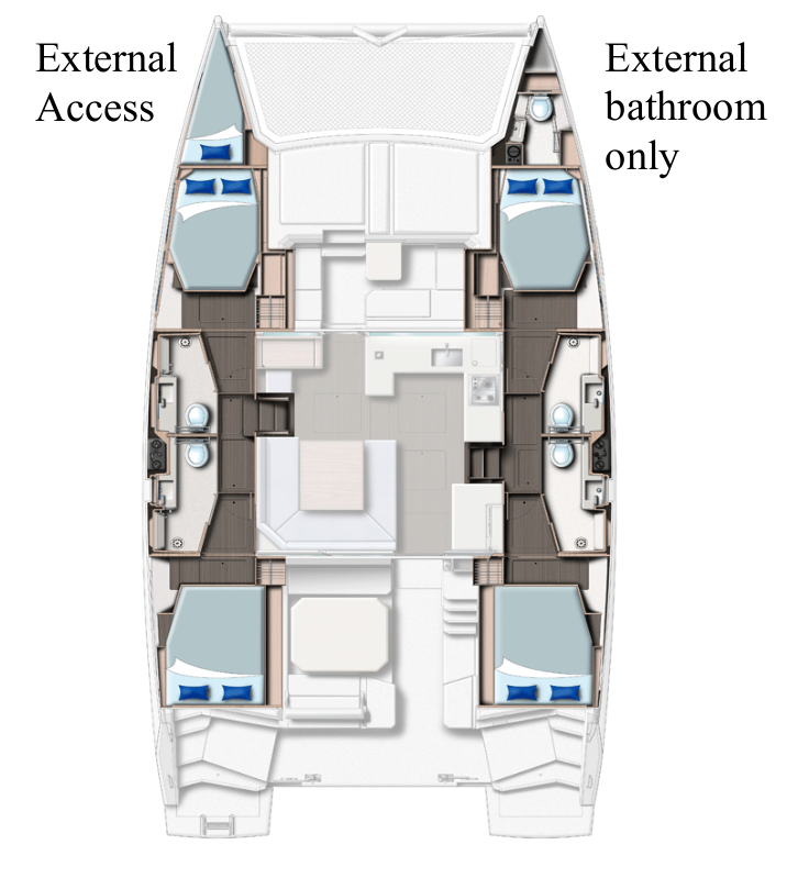 Bootverhuur Leopard Catamarans / Robertson & Caine Leopard 45 in Cannigione via SamBoat