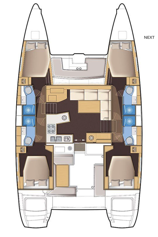 Bootverhuur Mai Khao goedkoop Lagoon 450 Sport Top