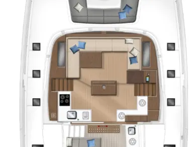 Verhuur Catamaran Lagoon met vaarbewijs
