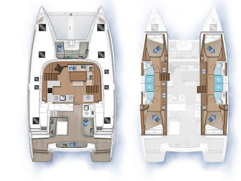 Verhuur Catamaran in Fethiye - Lagoon Lagoon 46